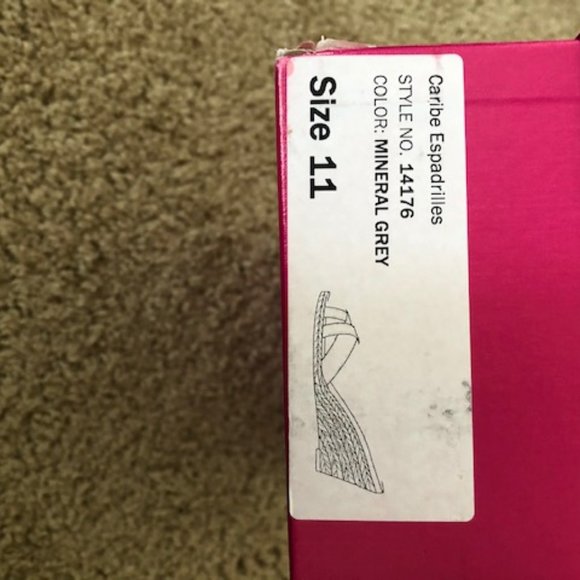 J. Crew Caribe Espadrille Size 11 Mineral Gray - Picture 3 of 10